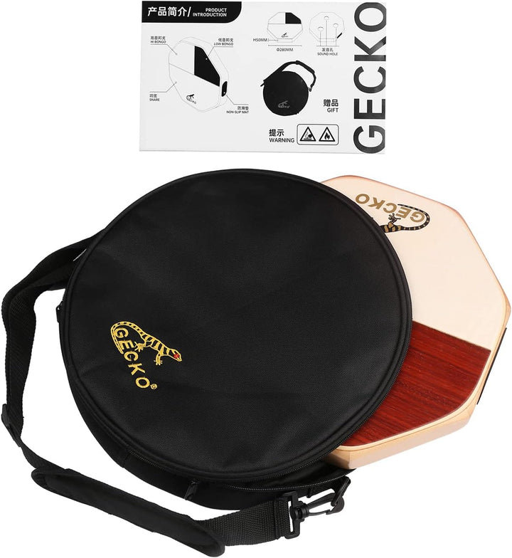 Btuty Cajon Hand Drum Cajon Drum Percussion Instrument mit Tragetasche fĂŒr Reisen Camping