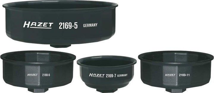 HAZET Öl-Filter-Schlüssel 2169-6 I passendes Werkzeug für verschiedene Ölfilter mit einem Durchmesse