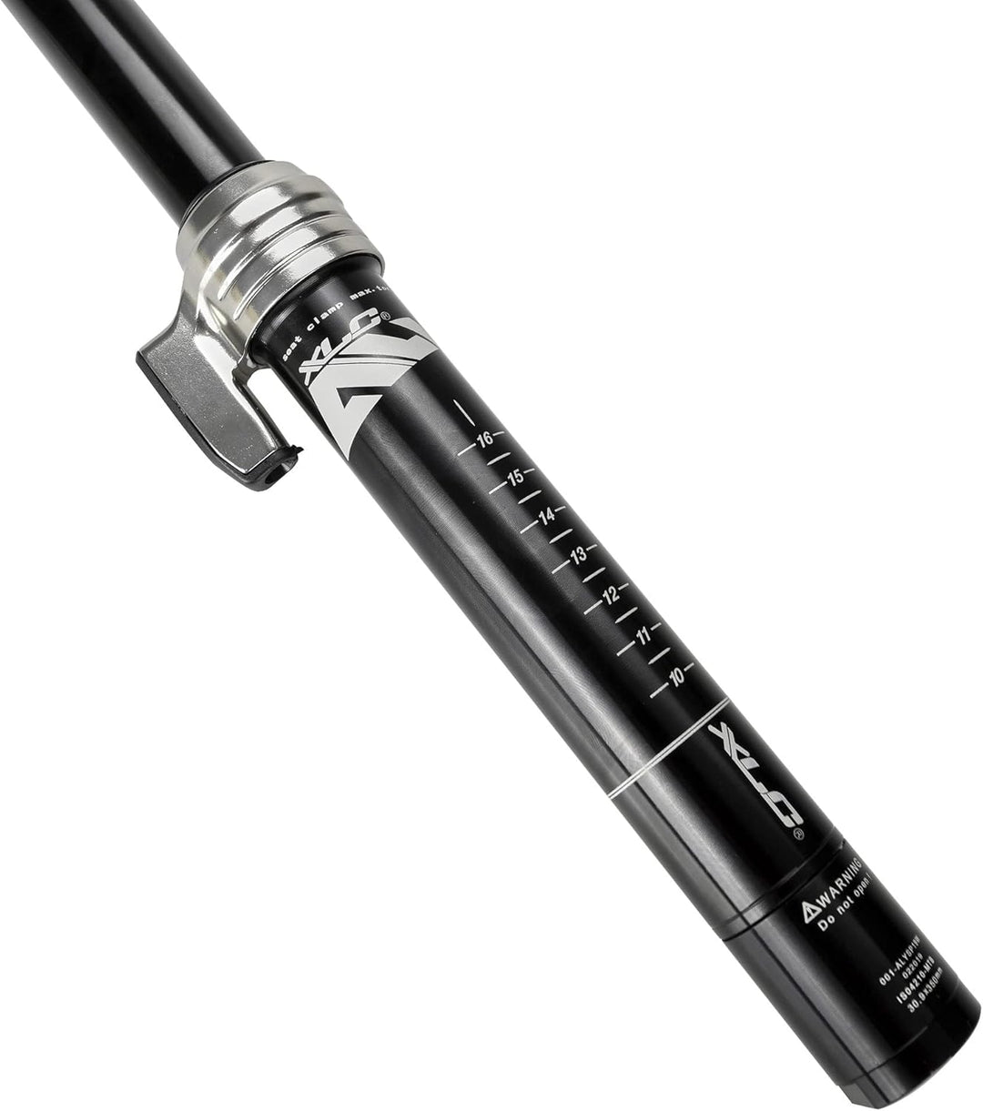 XLC Unisex – Erwachsene All MTN Teleskopsattelstütze SP-T10 305 mm Schwarz, 305 mm Schwarz