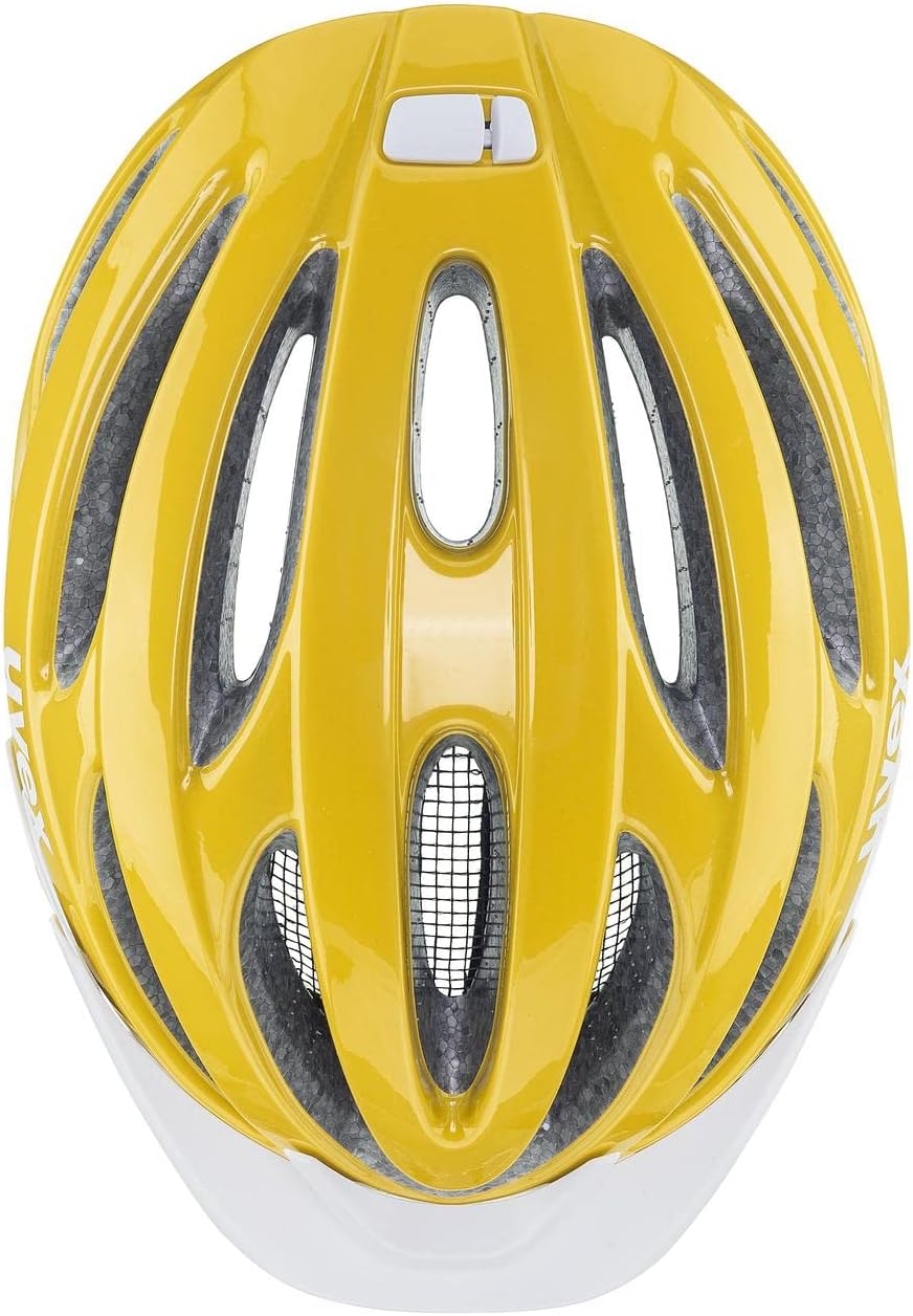 Uvex True Fahrrad Helm gelb 2023 52-55 cm, 52-55 cm
