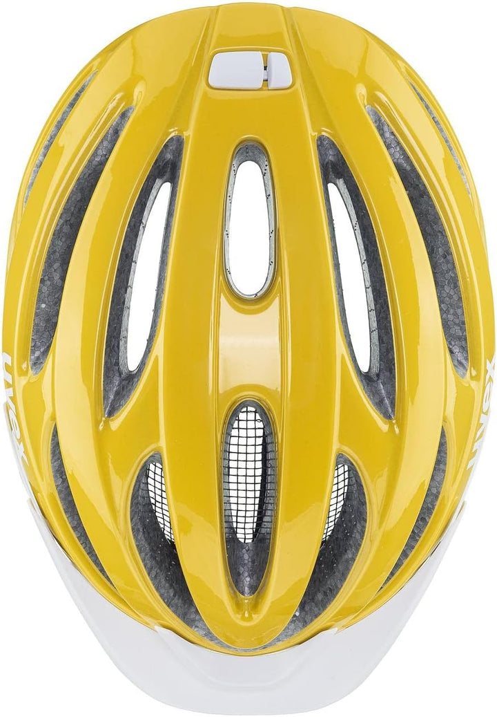 Uvex True Fahrrad Helm gelb 2023 52-55 cm, 52-55 cm