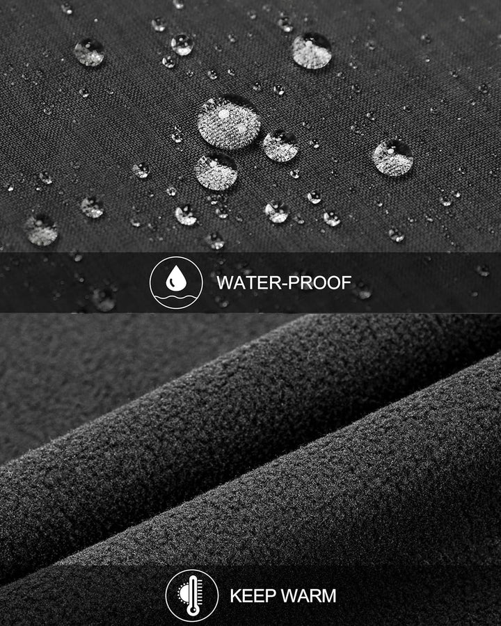 33,000ft Weste Herren Outdoor Wasserdichte Softshell Ärmellose Jacke Bodywarmer Fleece Weste Full Zi