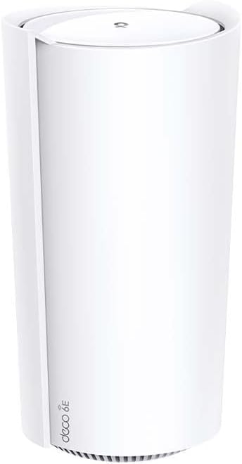 TP-Link Deco XE200 Wi-Fi 6E Mesh WLAN Set(2 Pack), AXE11000 Tri-band, 16 Streams, 1× 10G-Port + 2× 1