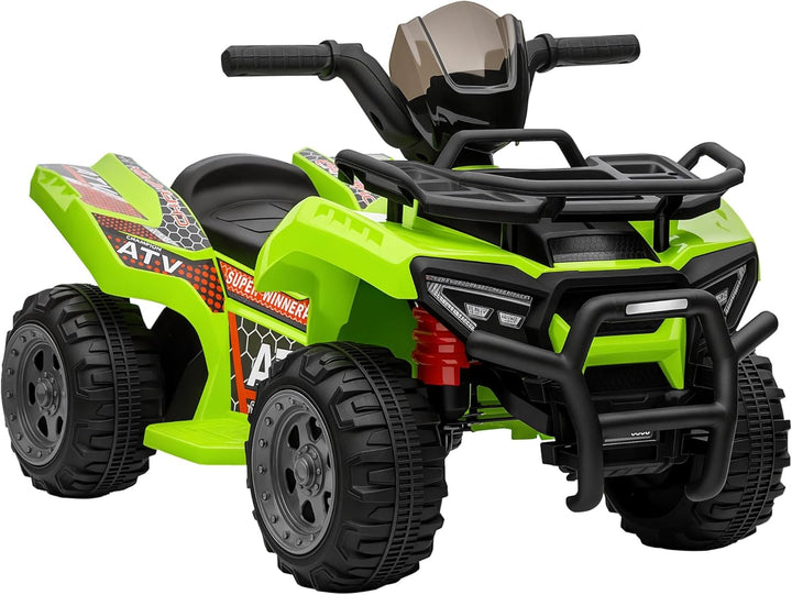 HOMCOM Mini Elektro-Quad Kinder Elektro ATV Frontlicht Kinderfahrzeug Elektroquad für 18-36 Monate K