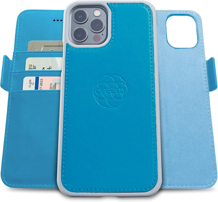 Dreem Fibonacci iPhone 13 Pro Max Brieftaschen-Etui / 2-in-1 stossfestes Etui und abnehmbares Folio