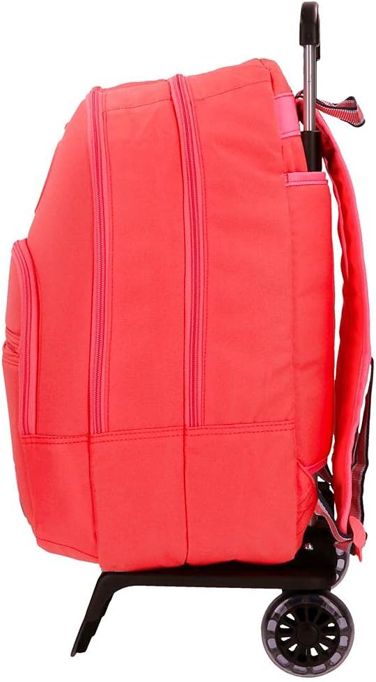 Enso Basic Doppelfach-Rucksack mit Trolley Orange 32x46x17 cms Polyester 25.02L Koralle Doppelter Ru
