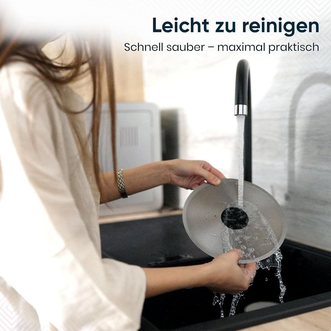 Fleau Kitchen Profi-Fleischschneider – inklusive 2x Edelstahl-Schneidmesser – Stärke verstellbar – m