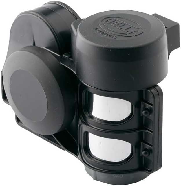 HELLA Horn CA26 - 12V - 115dB(A) - Frequenzbereich: 520/660Hz - Hochton - elektrisch-pneumatisch - G