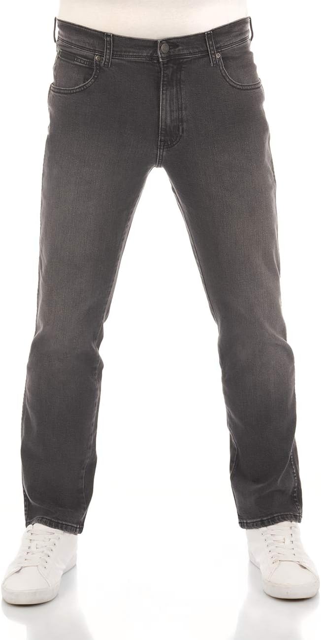 Wrangler Herren Jeans Regular Fit Texas Stretch Hose Authentic Straight Jeanshose Denim Baumwolle Sc