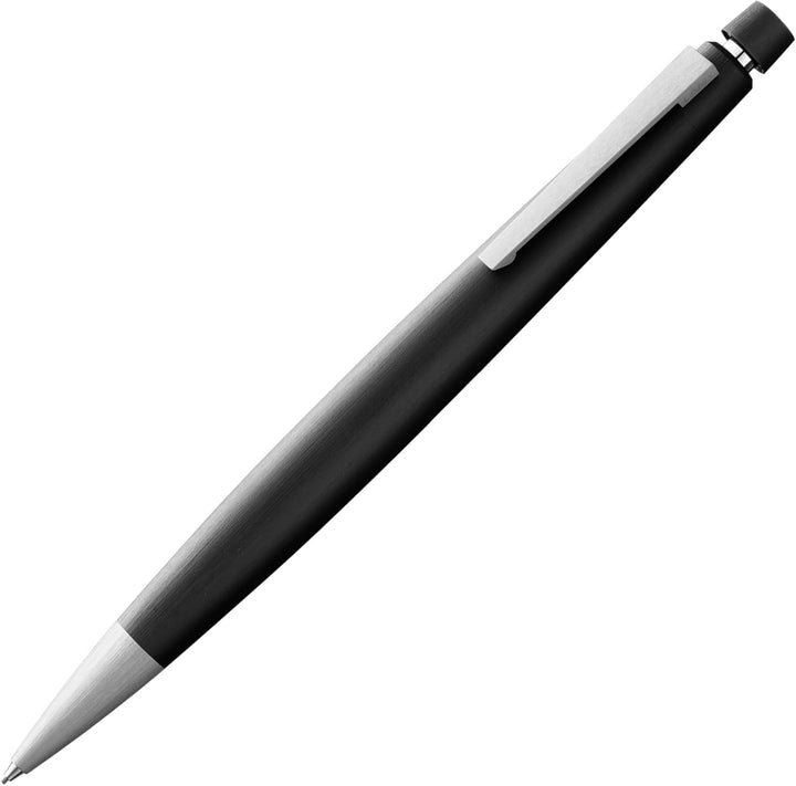 LAMY 2000 Druckbleistift 101 – Bleistift in der Farbe Schwarz, matt mit Radiertip – 0,7mm Feinstrich