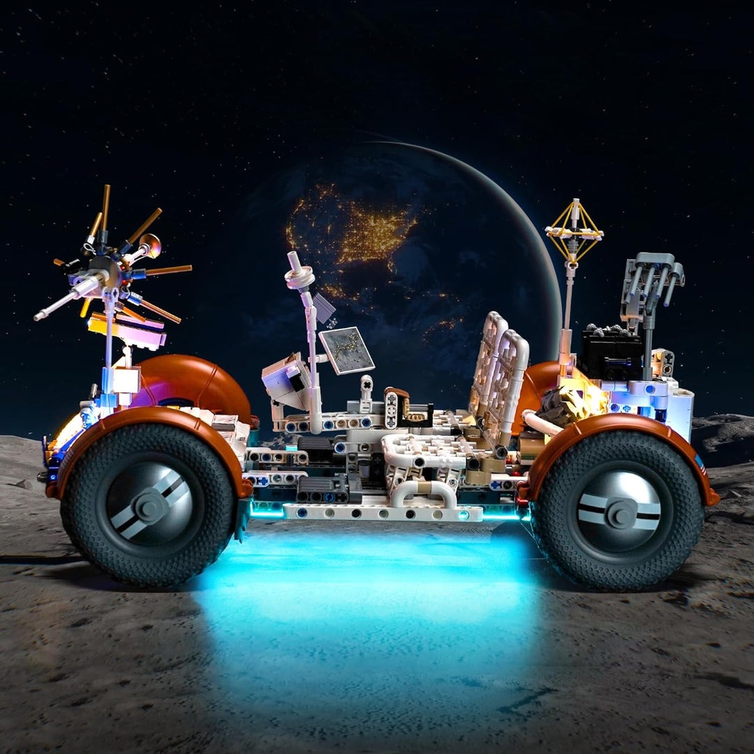 LocoLee Licht Kompatibel mit Lego 42182 Technic NASA Apollo Lunar Roving Vehicle (LRV), Nur Lichter