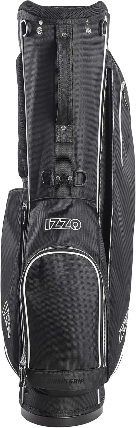 Izzo Ultra Lite Standtasche Schwarz, Schwarz