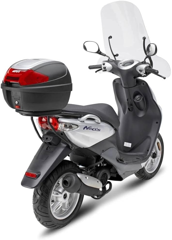 Givi SR366 Topcase Träger Monolock Koffer, Schwarz