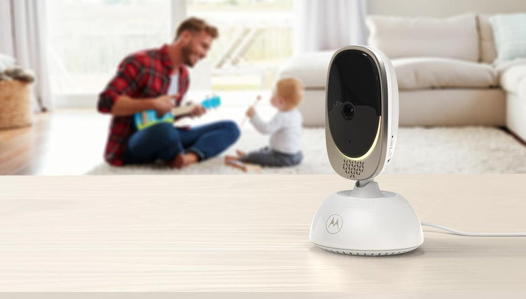 Motorola Nursery Babyphone mit Kamera - Baby Monitor VM85 Connect - Überwachungskamera Innen mit Far