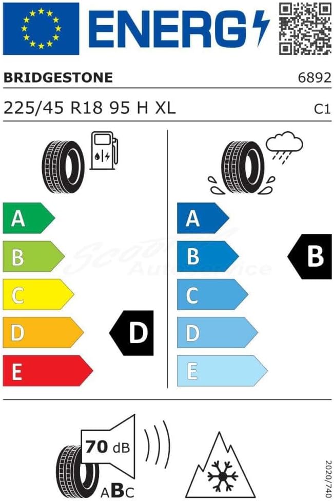 Bridgestone Blizzak LM-32 XL FSL M+S - 225/45R18 95H - Winterreifen 225/45R18 95H - AO/FSL/XL/M+S/3P