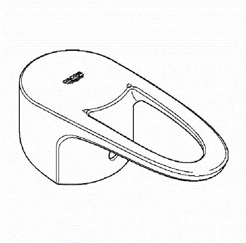 GROHE Hebel (Original Ersatzteil, Langlebig, Robust, Herstellergarantie: 5 Jahre), Chrom, 46569000