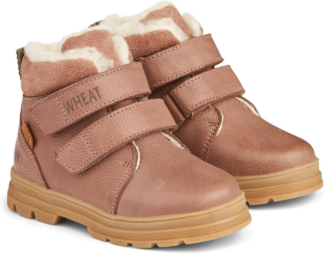 Wheat Kinderschuhe Winterschuhe Dry Klett Tex Junior Grössen Unisex Jungen und Mädchen 80% Leder,20%