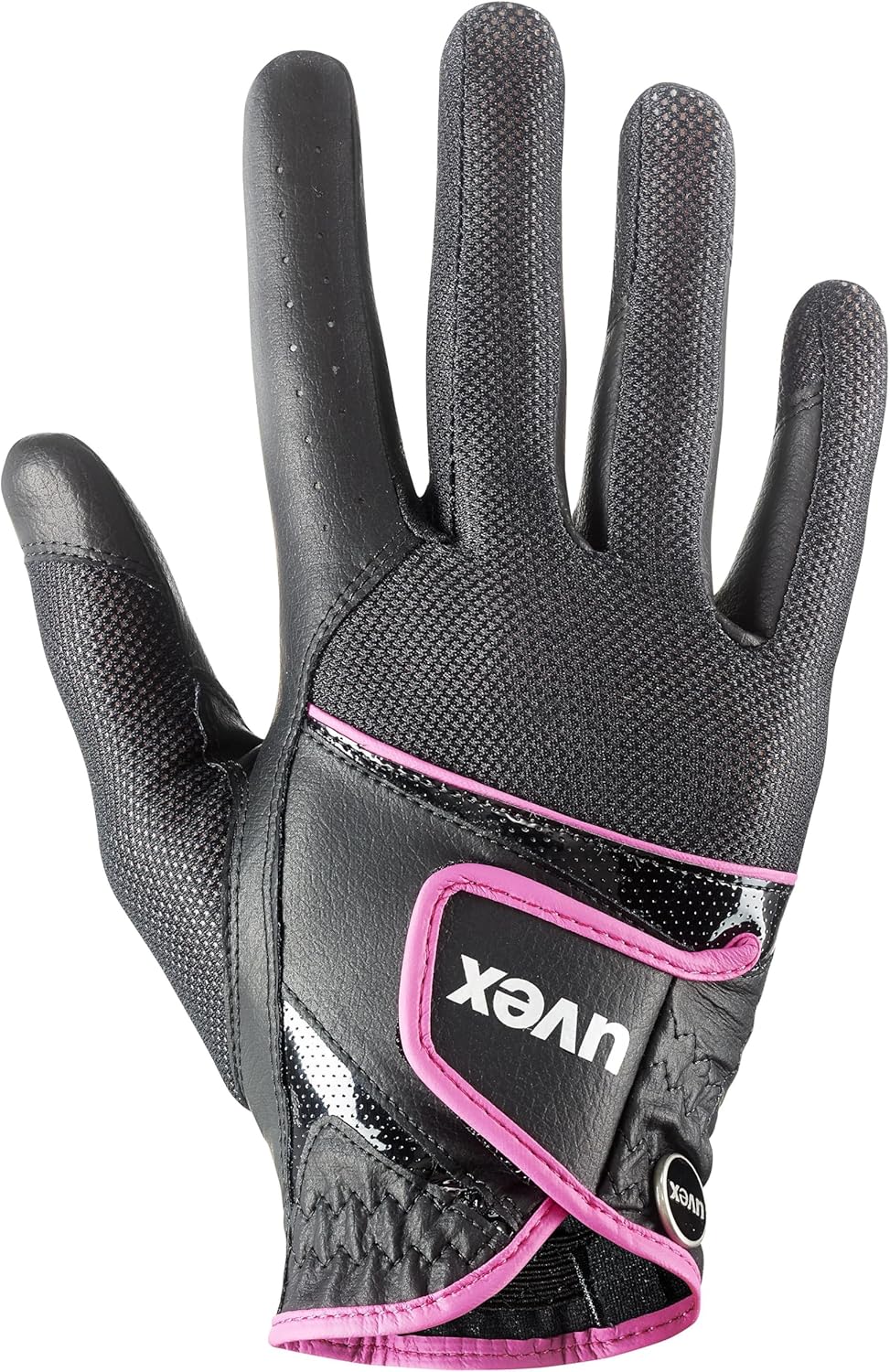 uvex Unisex – Erwachsene Sumair Reithandschuhe 8.5 black-pink, 8.5 black-pink