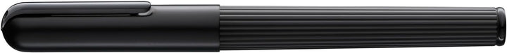 LAMY imporium Tintenroller 392 - Rollpen mit ungewöhnlichem Korpus in mattschwarzer PVD Veredelung u