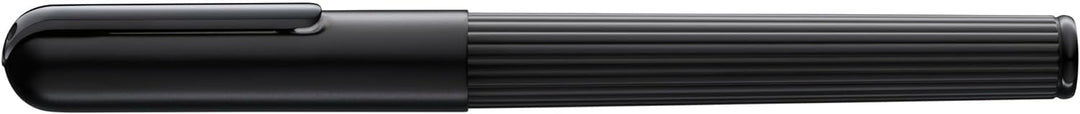 LAMY imporium Tintenroller 392 - Rollpen mit ungewöhnlichem Korpus in mattschwarzer PVD Veredelung u