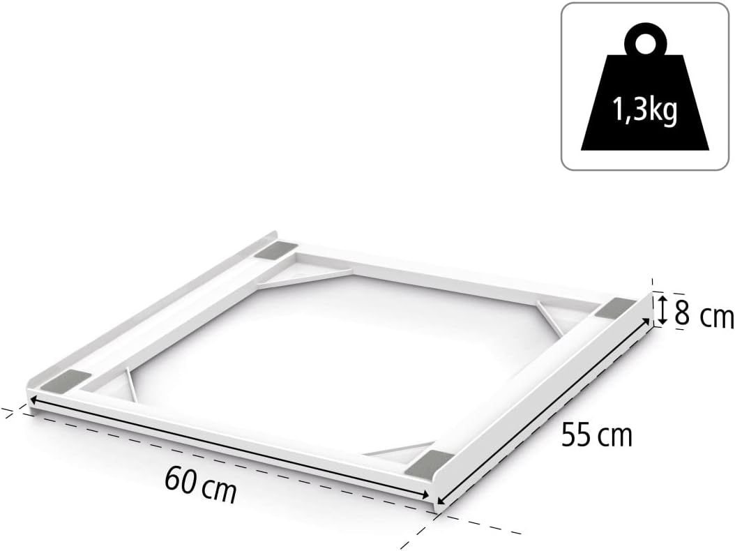 Zwischenbaurahmen "Basic" für Waschm. Zwischenbausatz inkl. Zurrgurt, Zwischenbausatz inkl. Zurrgurt