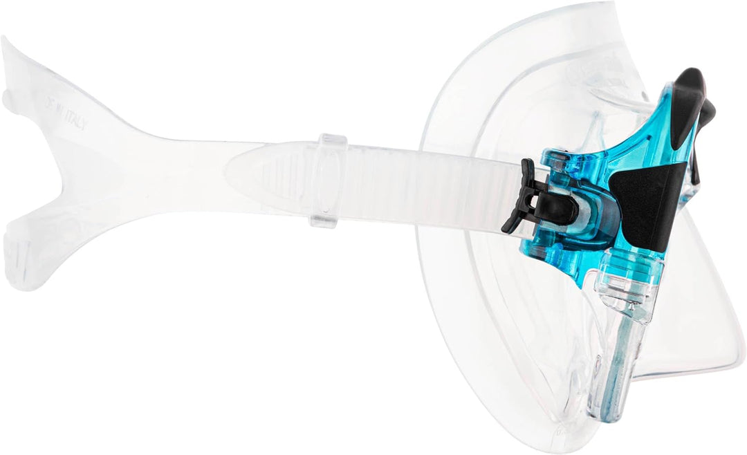 Cressi Matrix Tauchen Schnorcheln Maske Transparente/Aquamarin Einheitsgrösse Single, Transparente/A
