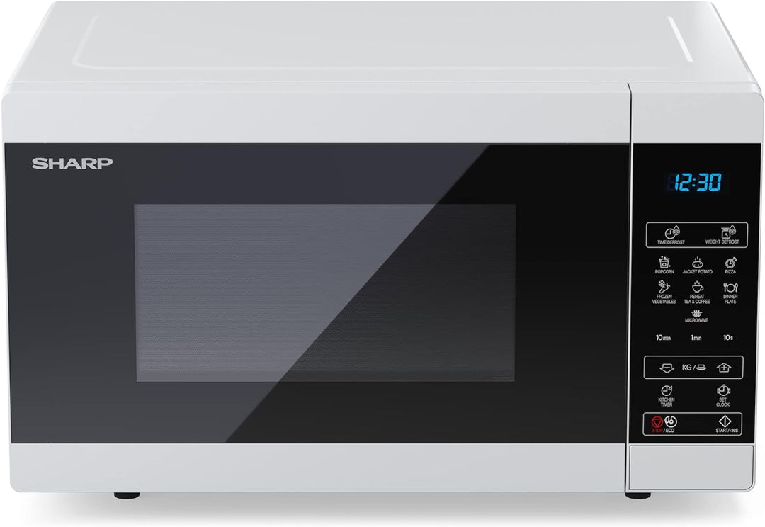 SHARP MS51ES Mikrowelle (Mikrowelle: 900W, 11 Leistungsstufen, Auftaufunktion, Abmessungen: 513x306x