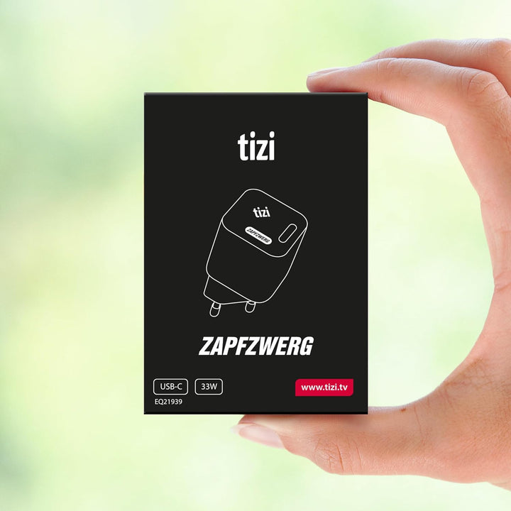 NEU equinux tizi Zapfzwerg (33W) - 1x USB-C Netzteil mit GaN Power Delivery, kompatibel mit Apple iP