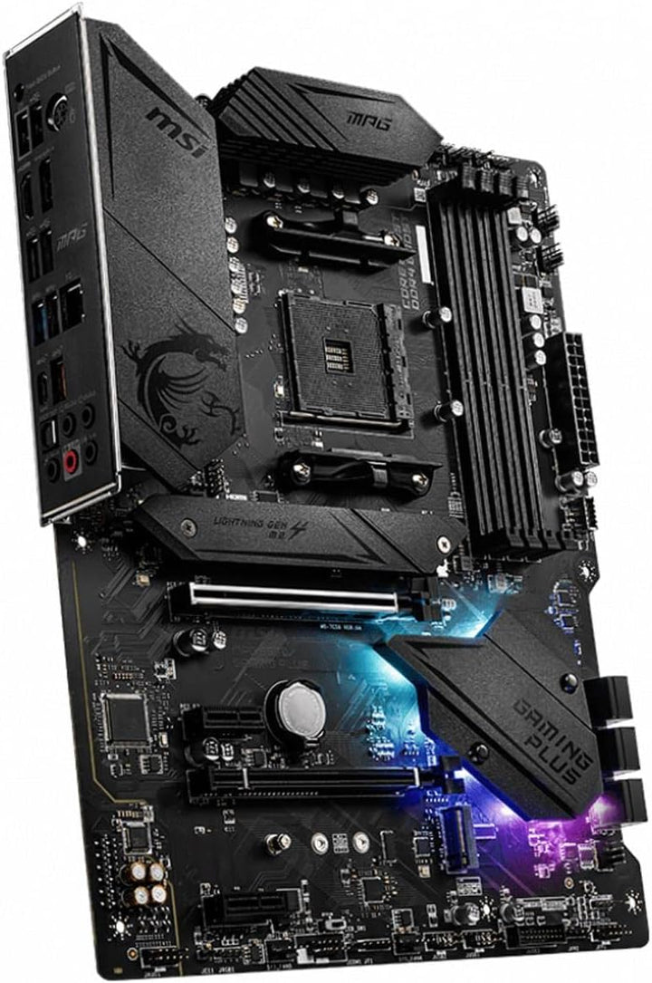 MSI MPG B550 Gaming Plus (ATX AMD AM4 DDR4 M.2 USB 3.2 Gen 2 HDMI ATX Gaming Motherboard AMD Ryzen™