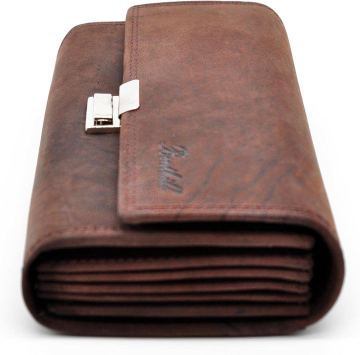 Benthill Kellner Geldbörse Leder - Echtleder Kellnerportemonnaie mit RFID Schutz - XXL Robuste Kelln