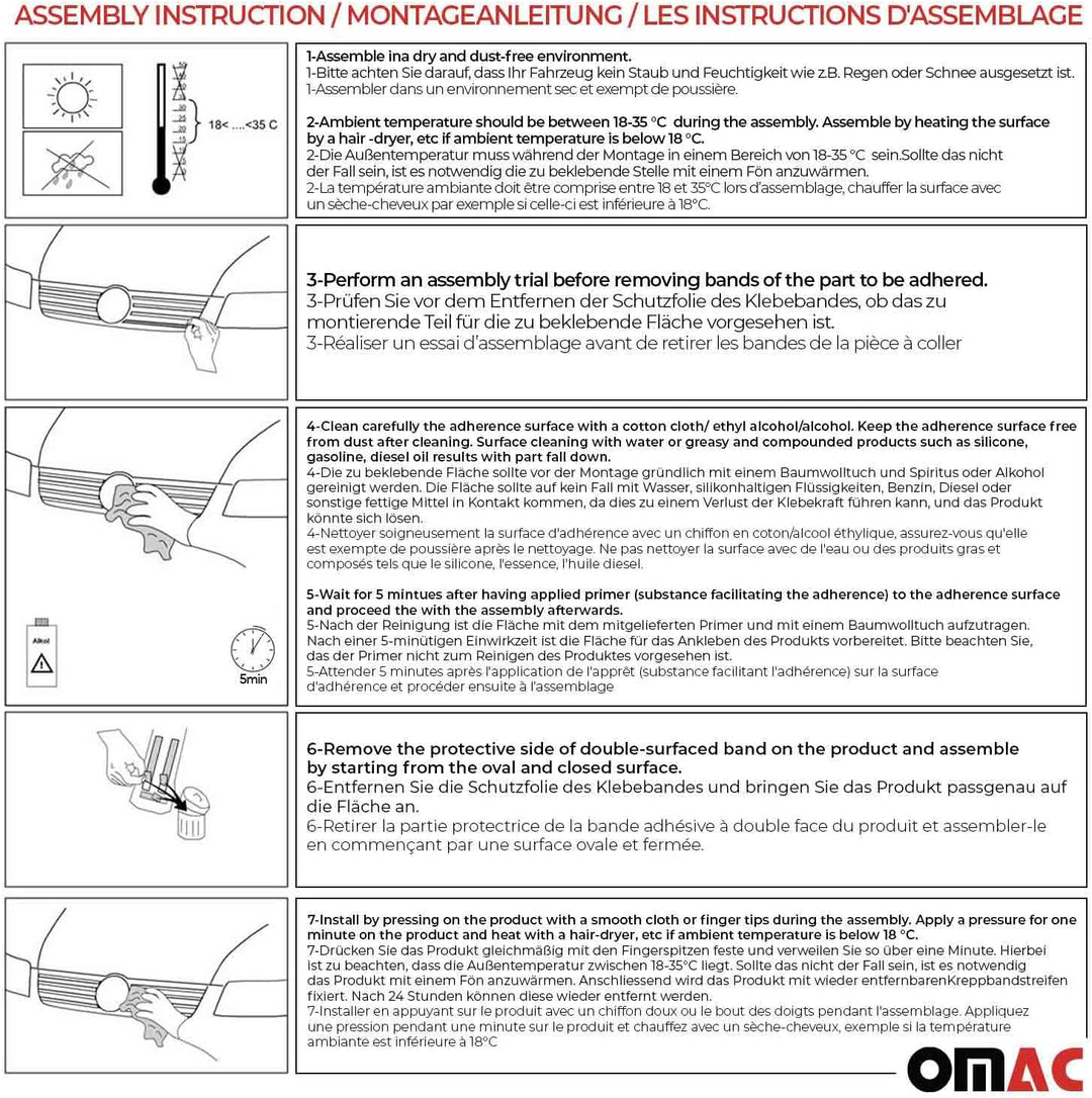 Frontspoilerlippe Stossstangen Zierleiste Kompatibel mit VW T5 Caravelle 2010-2015 | Chromleiste 3 t
