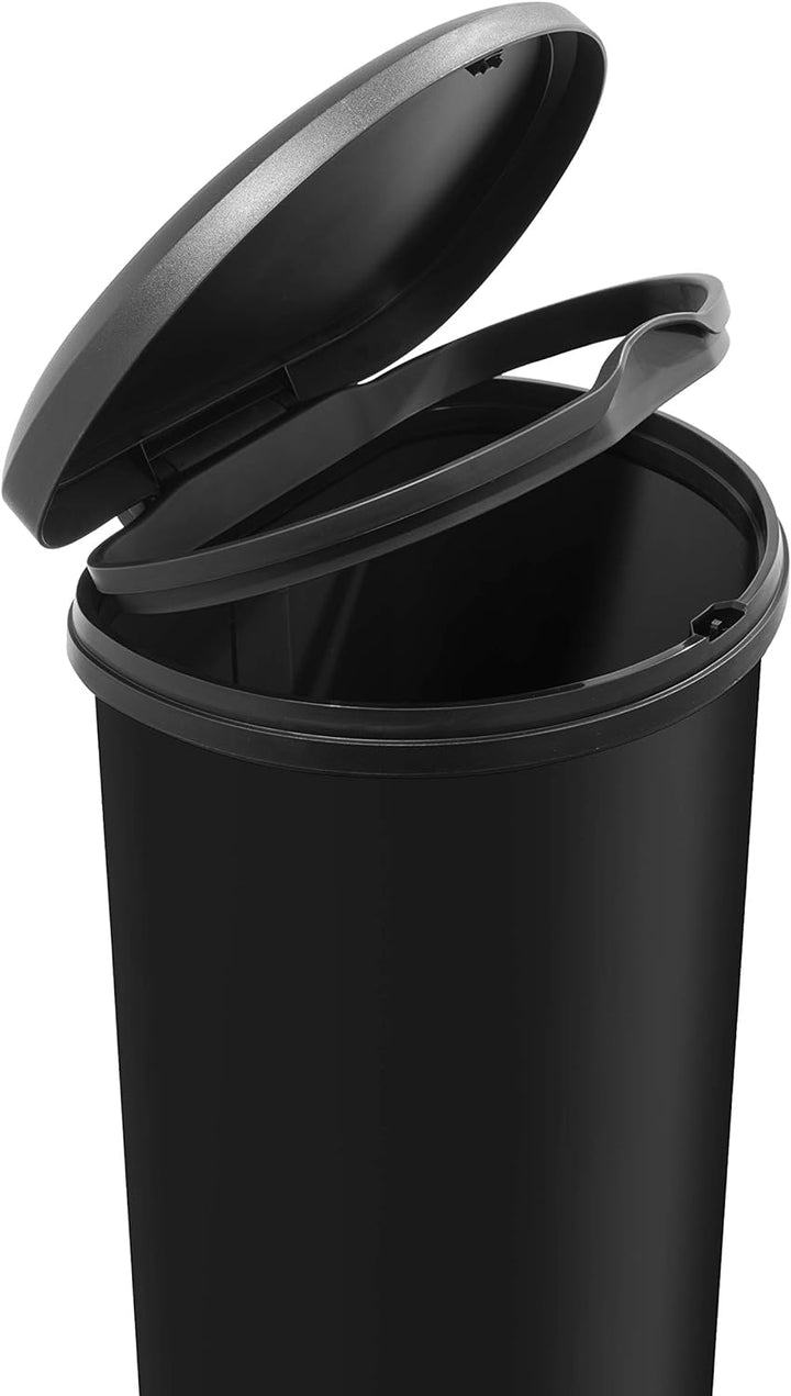 CURVER Deko 40 l Mülleimer, Kunststoff, Schwarz 40 l Schwarz, 40 l Schwarz