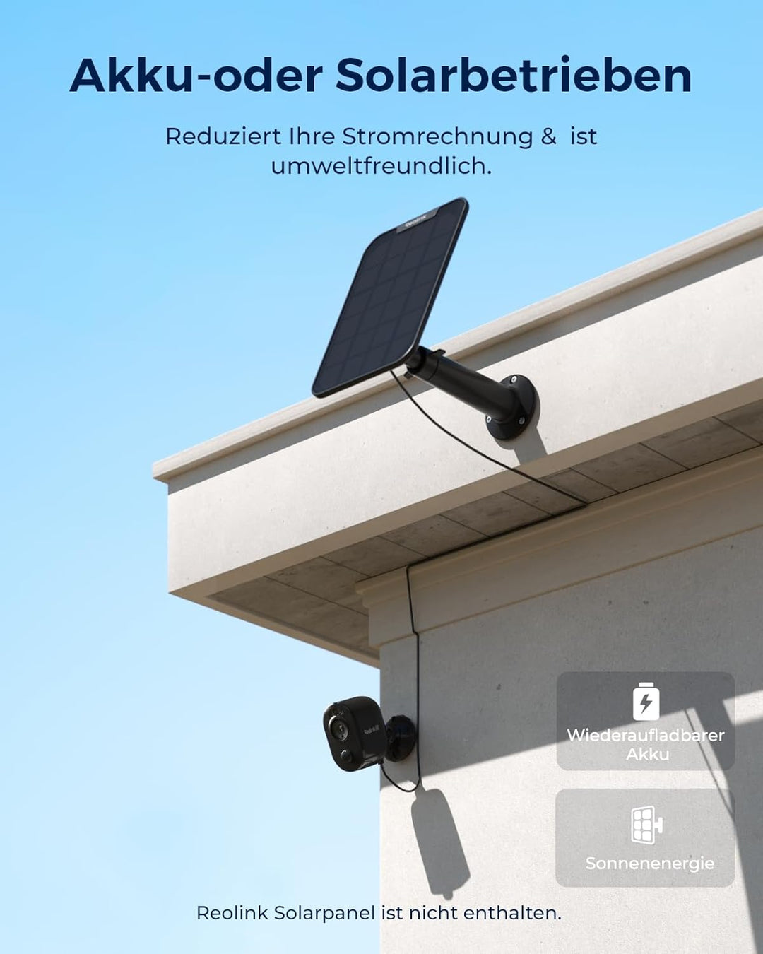 Reolink 2K 4MP Überwachungskamera Aussen Akku mit 2,4GHz/5GHz WiFi, Smarter Erkennung, WLAN IP Kamer