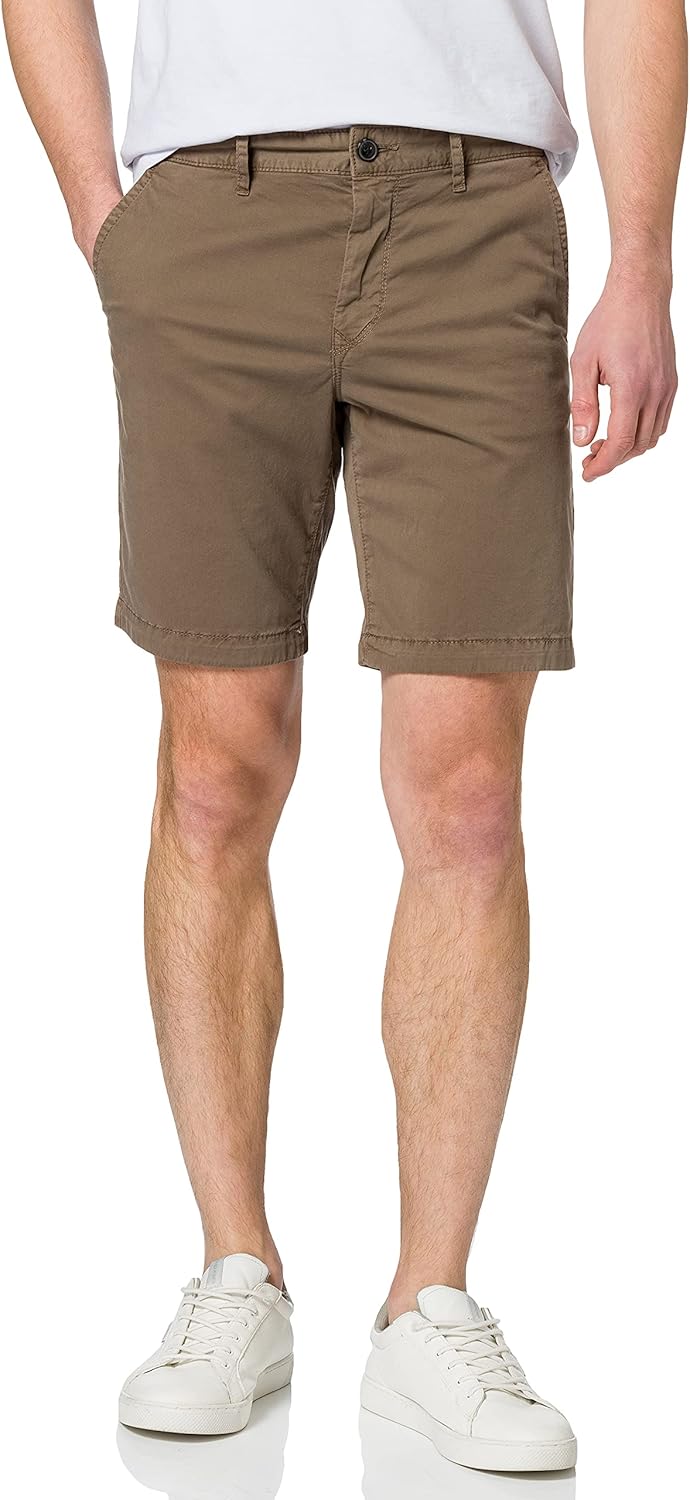 BOSS Herren Schino-Slim-Shorts S Shorts 31 Beige/Khaki250, 31 Beige/Khaki250