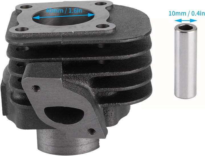 70 80ccm 40mm Zylinderkit mit Kolbenringsatz Passend für JOG 50CC Scooter 2-Takt Motor Motor Motorra