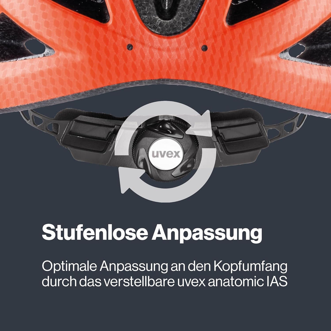 uvex i-vo cc - leichter Allround-Helm für Damen und Herren - individuelle Grössenanpassung - erweite