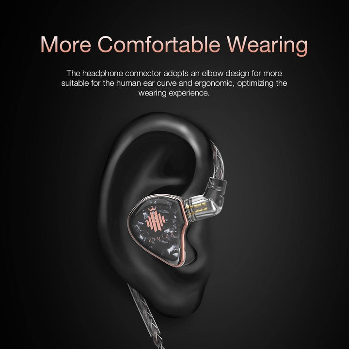 Hidizs MD4 4 symmetrische Armatur-Treiber, HiFi-In-Ear-Monitor, IEMs In-Ear-Kopfhörer, aktive Geräus