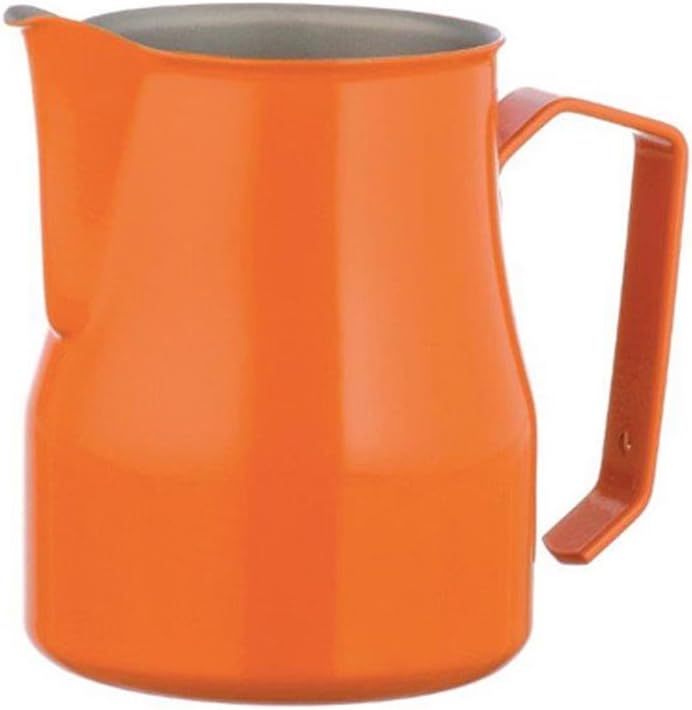 Motta 8007986026750 2675 Milchkännchen Europa 750 ml Teflonbeschichtet, Edelstahl, orange, 13 x 9, 5