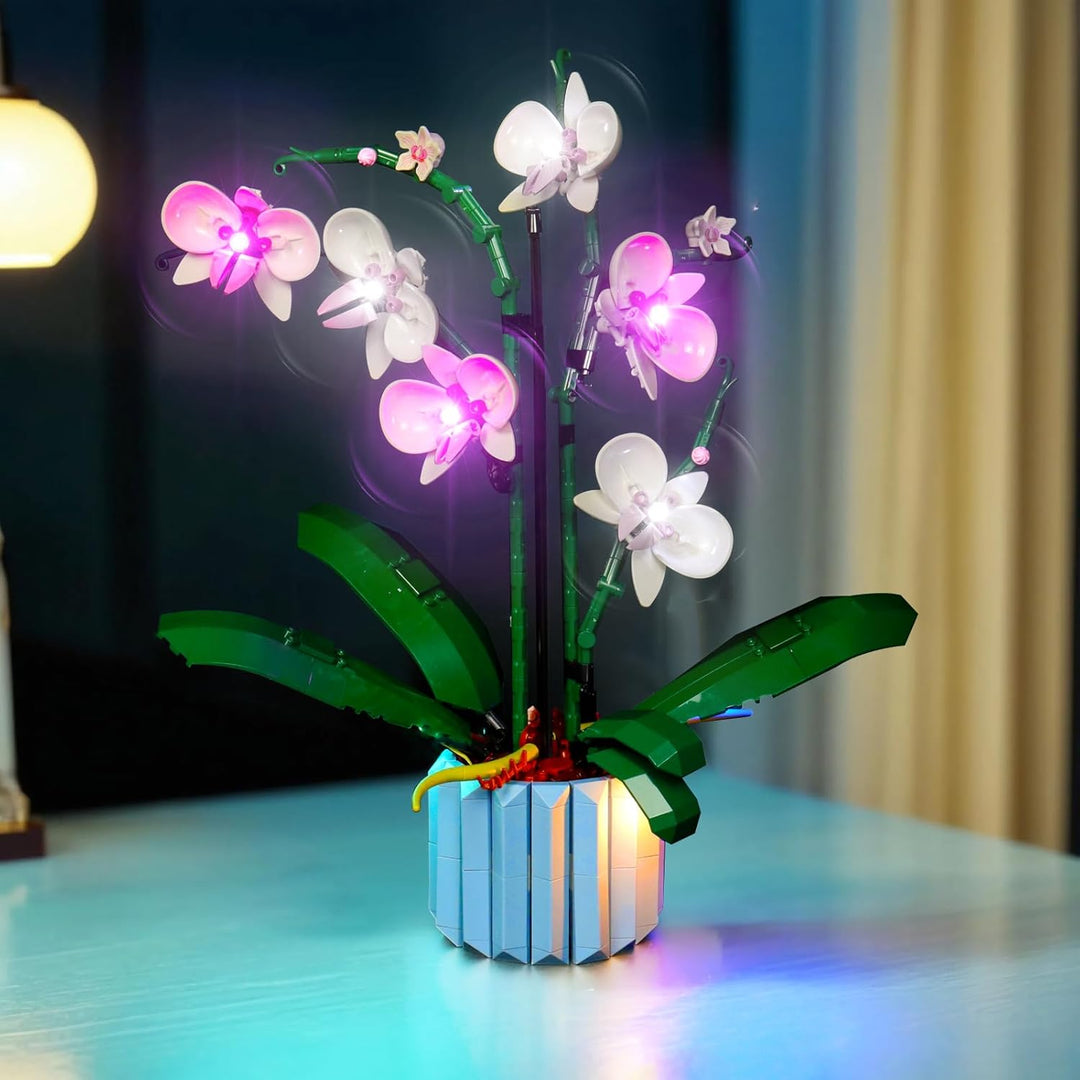 LocoLee Led Licht Set Kompatibel mit LEGO 10311 Orchidee Blumen Botanical Collection (Nur Lichter-Se