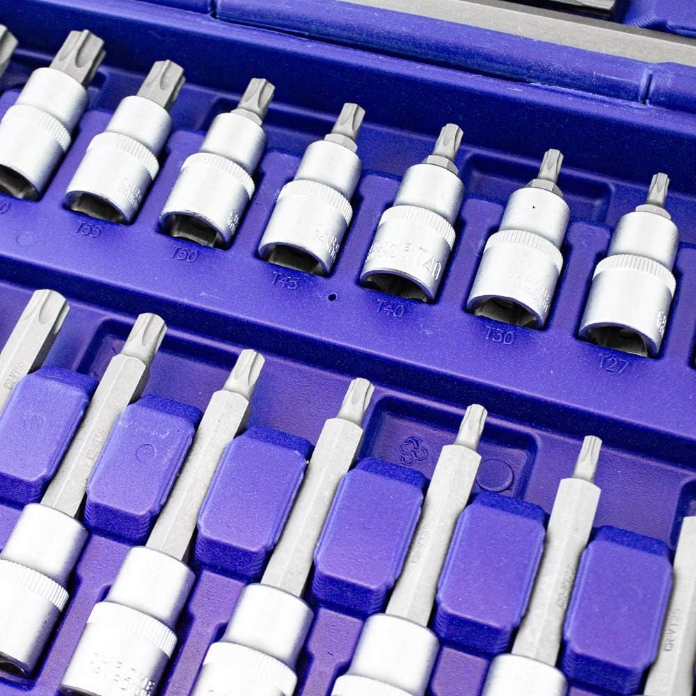 BITUXX 32 tlg Innen Torx Steckschlüssel Werkzeug Set Stecknuss Nuss Satz