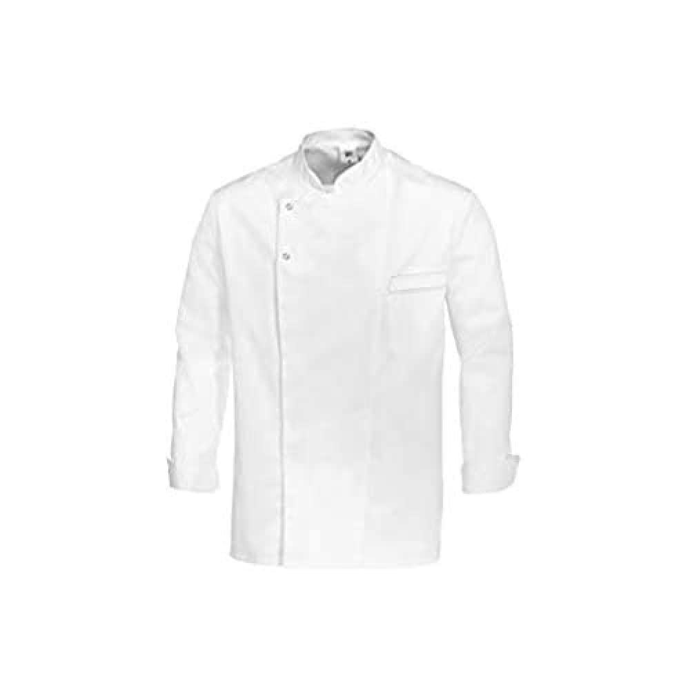 BP Gourmet 1547-400-21 Kochjacke - Langarm - 65% Polyester, 35% Baumwolle - Druckknöpfe aus Edelstah