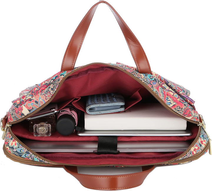 Baosha Frauen Laptoptasche 17 Zoll Aktentasche Damen Schultertaschen Arbeitstasche Businesstasche Mu