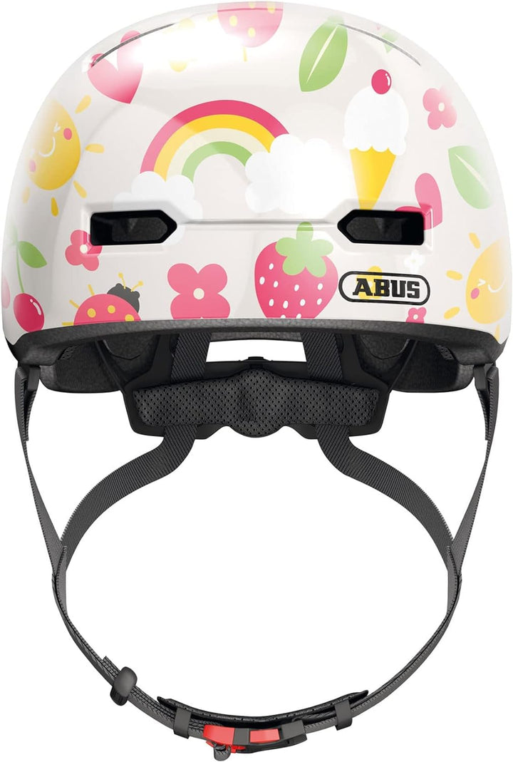 ABUS Kinderhelm Skurb Kid - robuster Fahrradhelm im Skater-Look mit Platz für einen Zopf und vielfäl
