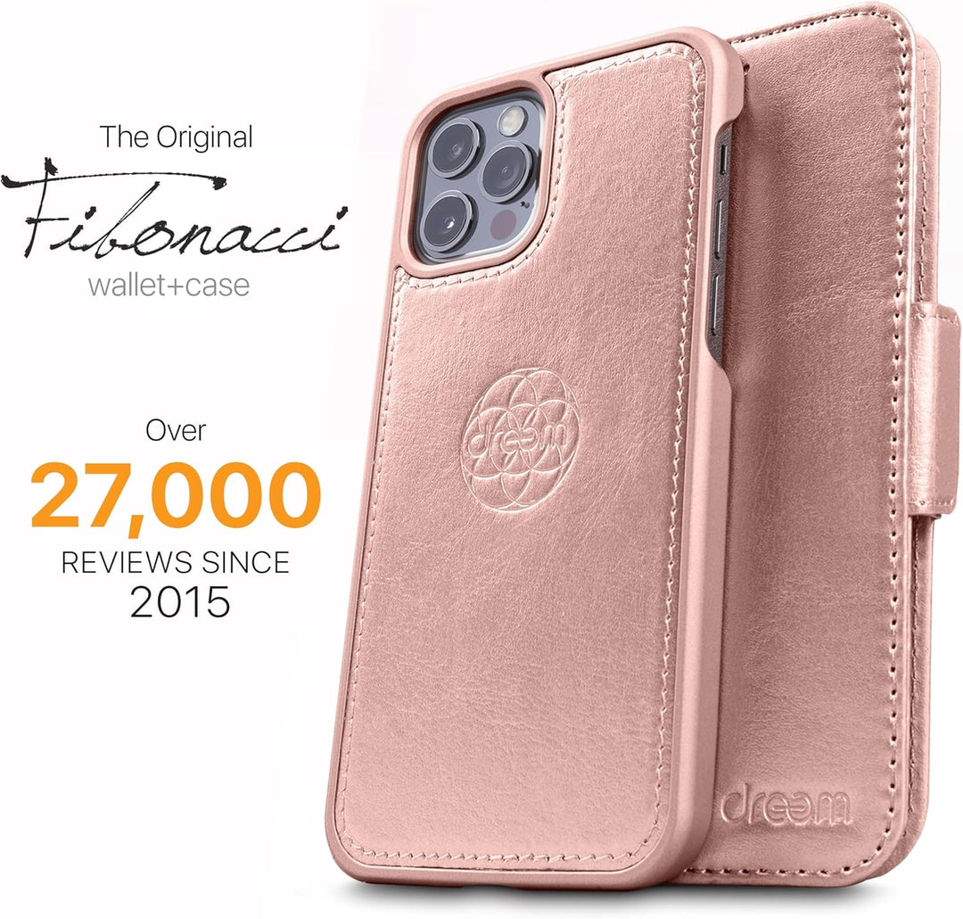 Dreem Fibonacci 2in1 Handyhülle Flipcase für iPhone 12 & 12 Pro | Magnetisches iPhone Case | TPU Etu