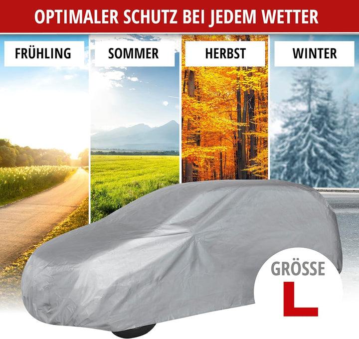 WALSER Abdeckplane Auto All Weather Light, Abdeckplane wasserdicht, 100% wetterfeste Auto Abdeckplan