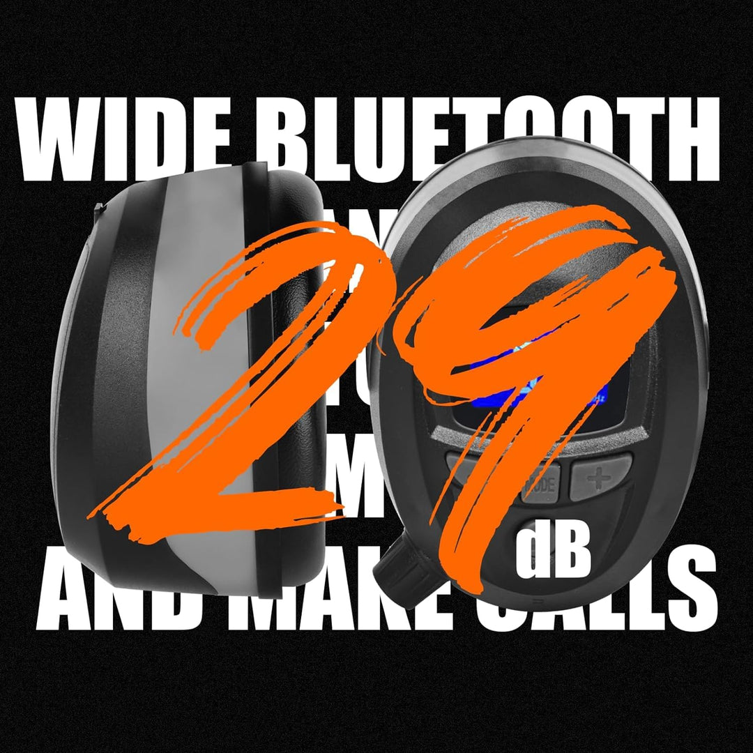 Gardtech Gehörschutz mit DAB + / FM-Radio, Bluetooth, MP3, Sicherheitsohrschützer mit NRR 29dB, Lärm