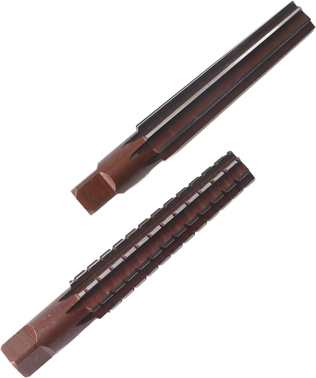 Kegel-Reibahlen-Set, 2 Stück, grob + feine Morsekegel-Reibahle, Hartstahl, Bohrreibahle, Schneidewer