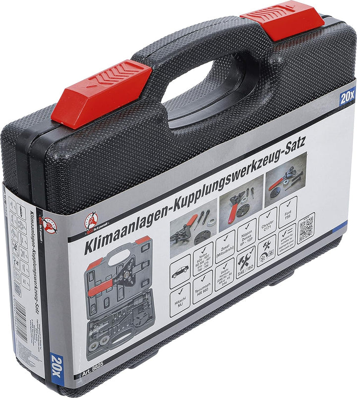 BGS Diy 8825 | Klimaanlagen-Kupplungswerkzeug-Satz | 20-tlg.