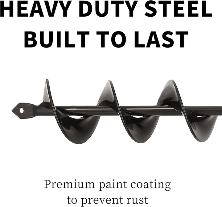 Gartenbohrer Erdbohrer für Bohrmaschine,Pflanzbohrer für Akkuschrauber,Grabungswerkzeug zum Pflanzen