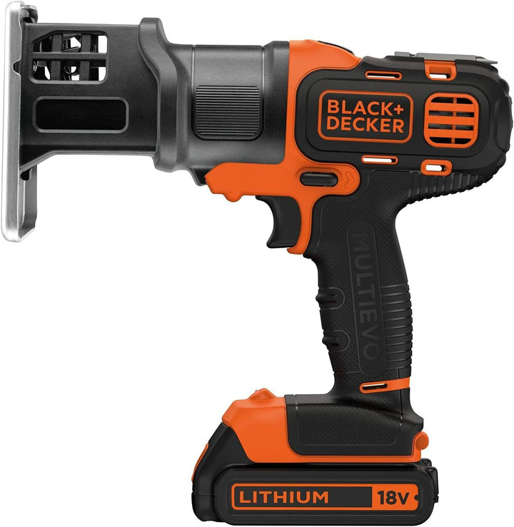 Black+Decker Multievo Stichsägen-Kopf (14,4V Multifunktionswerkzeug-Zubehör, 0-2500 Hübe pro Minute,